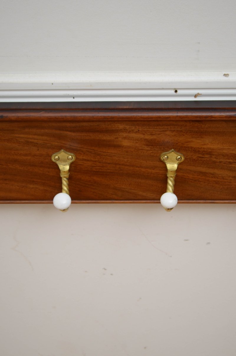 English Antique Coat Hooks Coat Rack - Image 5